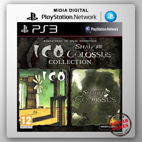 2 Em 1 - The Ico / Shadow Of The Colossus Ps3 - Jogo Digital